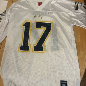 Reebok White Football Jersey